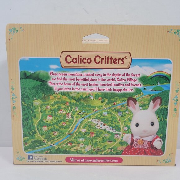 Calico Critters Hopscotch Rabbit Family Set NIB - Picture 2 of 2